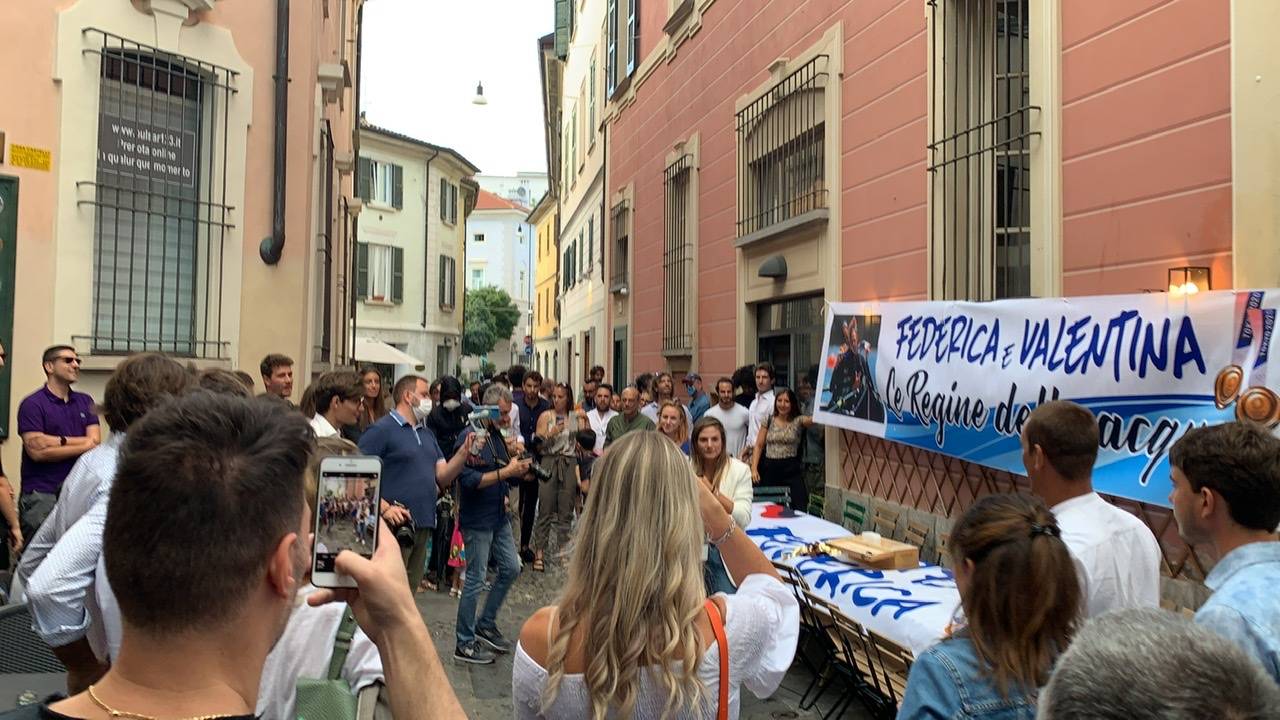 La festa a Varese per Federica  Cesarini e Valentina Rodini