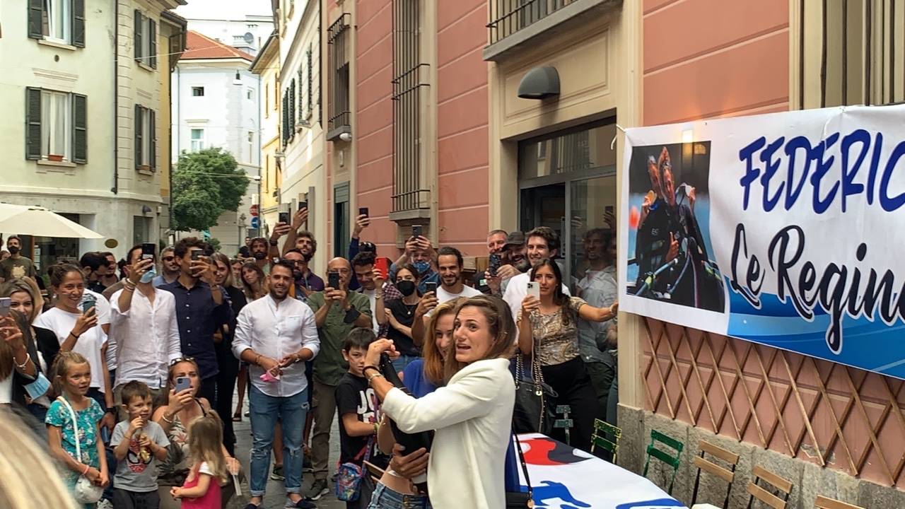 La festa a Varese per Federica  Cesarini e Valentina Rodini