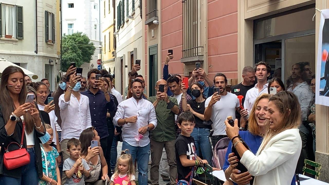 La festa a Varese per Federica  Cesarini e Valentina Rodini