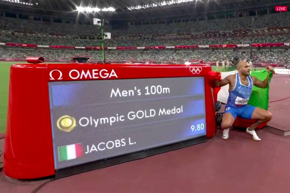 Lo storico oro olimpico di Marcell Jacobs a Tokyo 2020