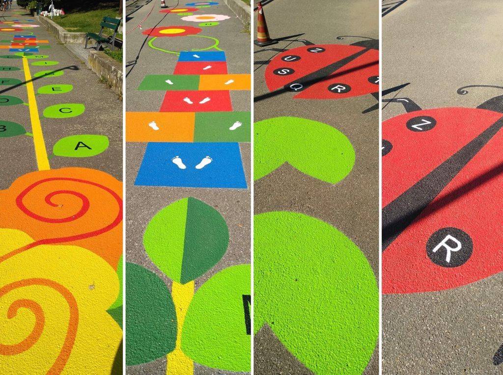 Luino - Sul lungolago un percorso motorio per i bambini
