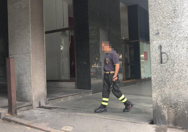 Malore per un anziano al 9° piano del “grattacielo” di Legnano, intervengono i Vigili del Fuoco