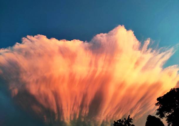 L’incredibile cielo sopra Bergamo