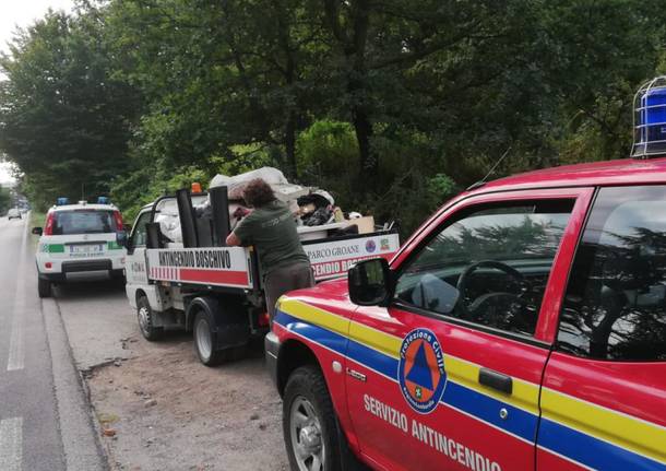 Parco delle Groane: volontari ripuliscono un’area sulla Saronno – Monza