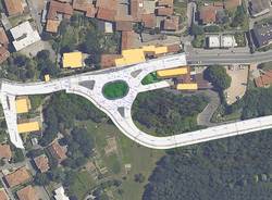 Progetto via Piana di Luca, rotonda viale Borri