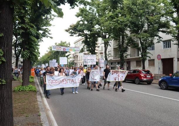 protesta no vax busto arsizio