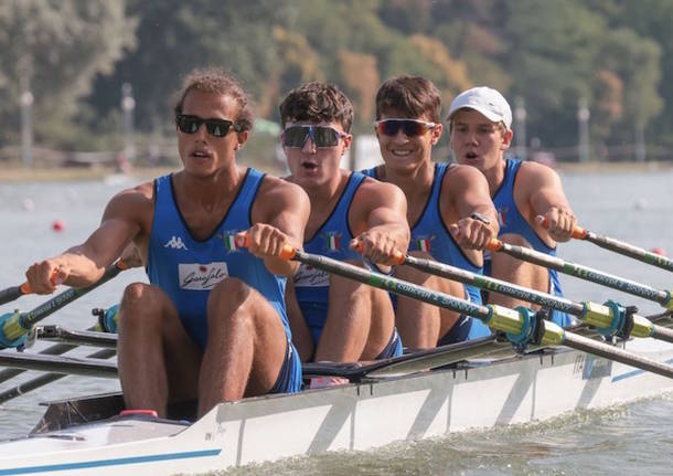 quattro di coppia canottaggio mondiali junior 2021 nicolò bizzozzero