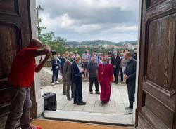 San Fermo benedizione per la riapertura del Santuario al Terrazzo Panoramico con Delpini