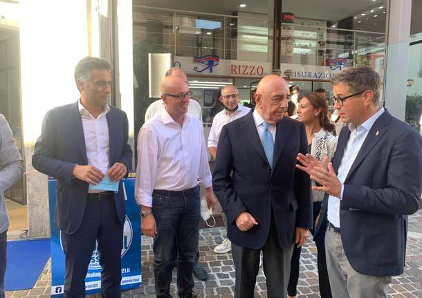 A Gallarate le sorprese di Galliani tra piazza Garibaldi e Parolo