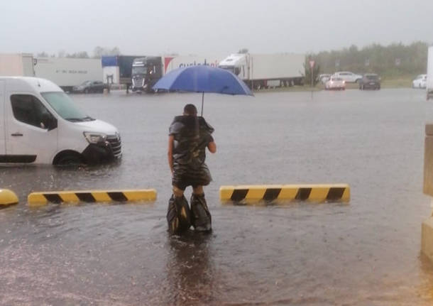 Allagamento a Malpensa