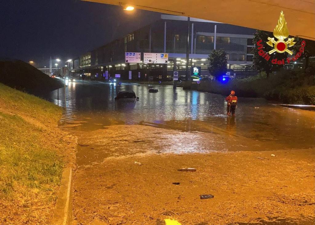 Allagamento a Malpensa