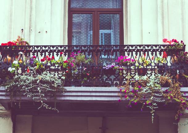 balcone fiorito
