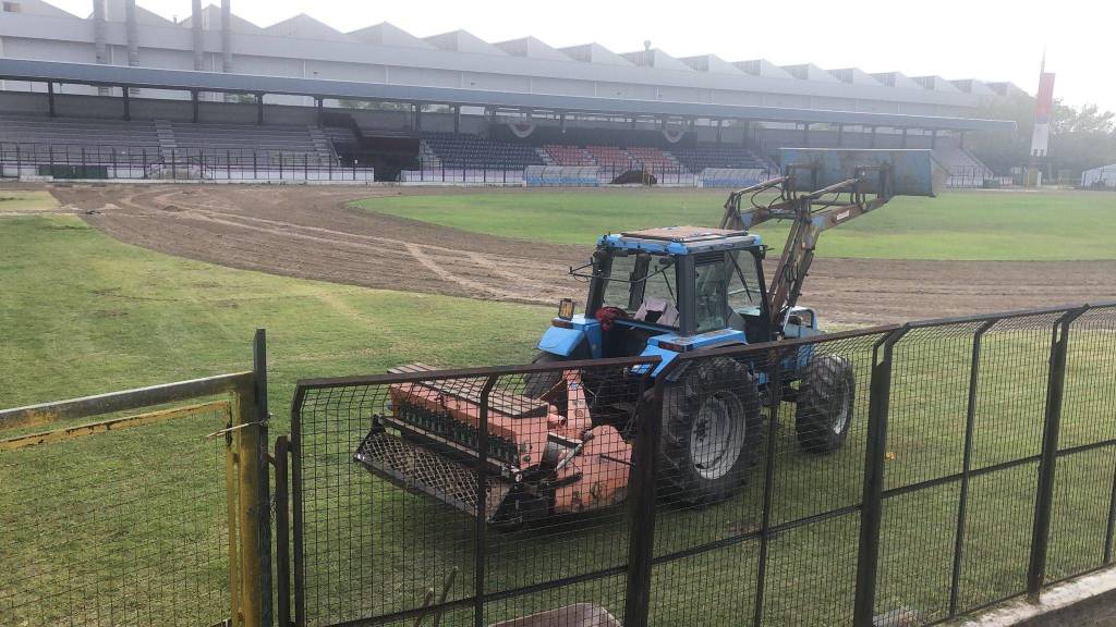 Campo sportivo di Legnano, lavori dopo il Palio