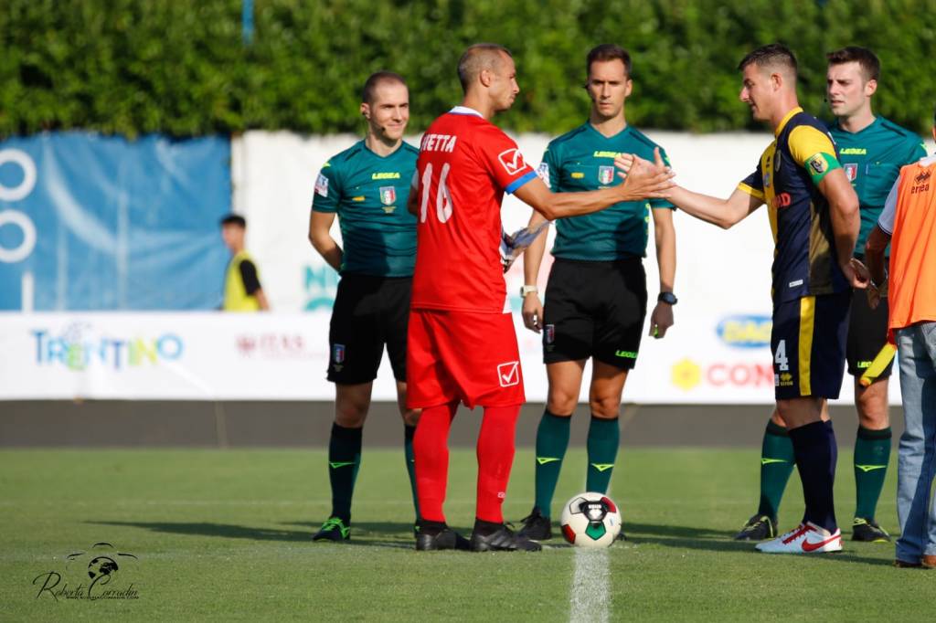Calcio: Trento - Pro Patria