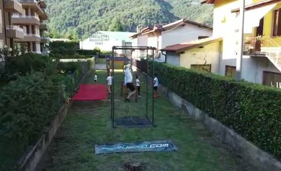 La mini palestra all\'aria aperta di Cuvio