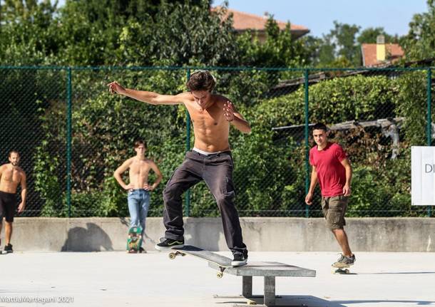 L\'inaugurazione dello skatepark a Varese