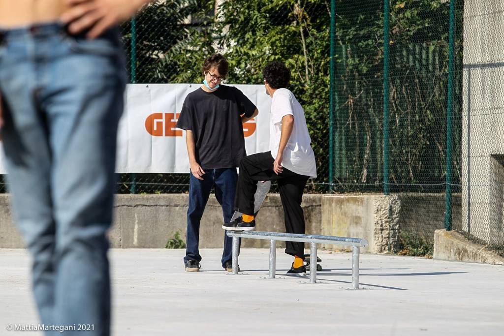 L\'inaugurazione dello skatepark a Varese