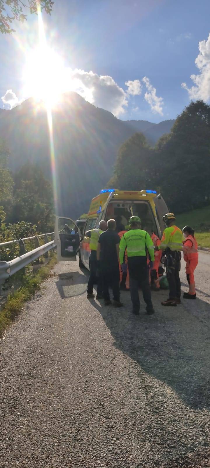 Incidente stradale in Alta Val Cannobina