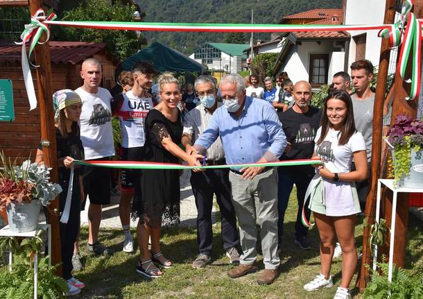 La nuova palestra all\'aperto di Cuvio