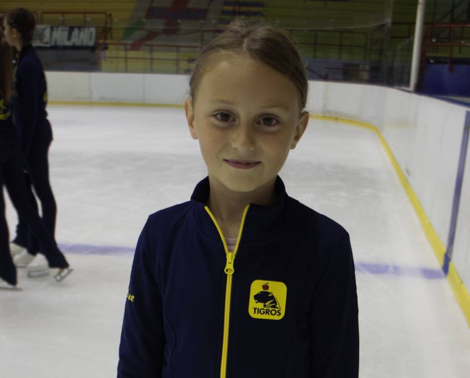 Tigros pattina con la Varese Ghiaccio