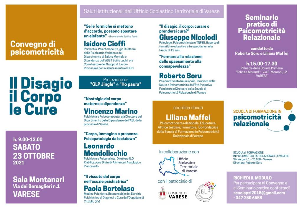 Convegno - \"Il disagio, il corpo, le cure\"