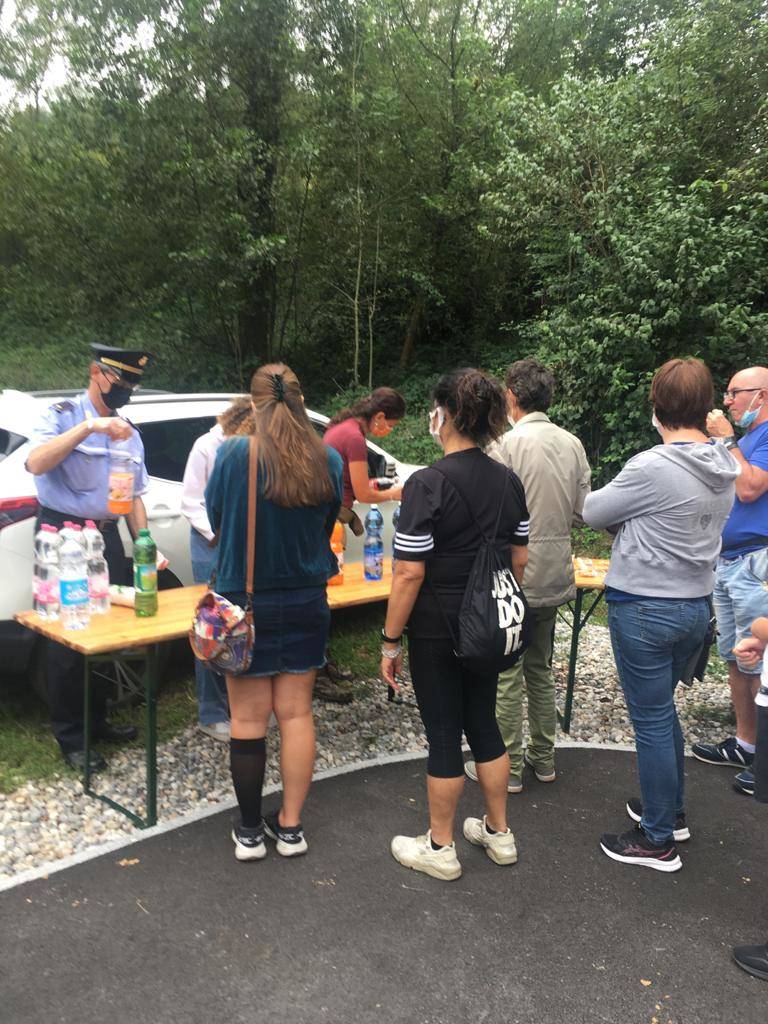 La camminata sulla ciclabile fra Cocquio e Besozzo