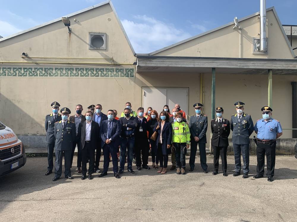 La presentazione della nuova sede di Sos Malnate