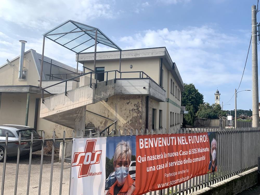 La presentazione della nuova sede di Sos Malnate