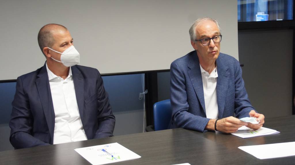 Centro vaccinale di Saronno, conferenza stampa