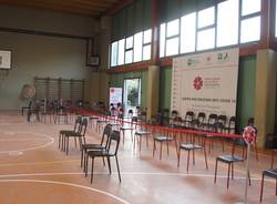 Cerimonia di ringraziamento al centro vaccinale