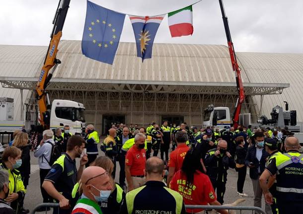 Cerimonia di ringraziamento per i volontari di Protezione Civile della Città Metropolitana