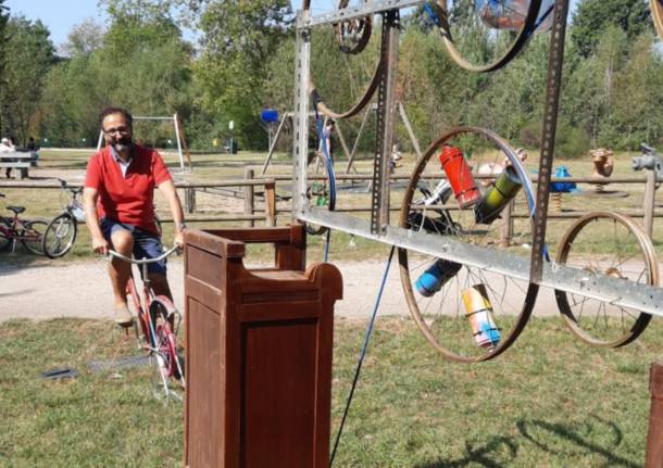 Cicloinstallazioni al Parco Alto Milanese