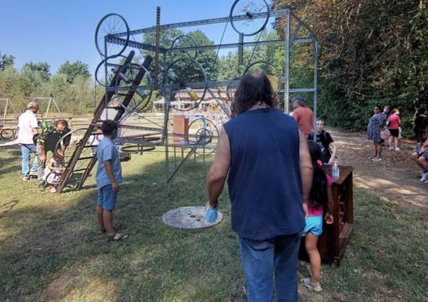 Cicloinstallazioni al Parco Alto Milanese