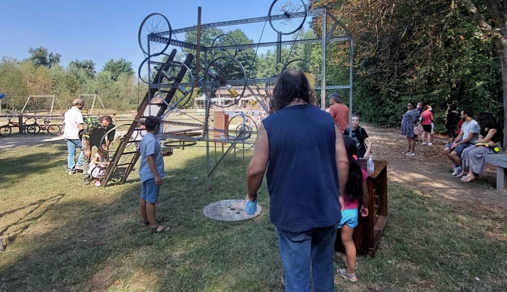 Cicloinstallazioni al Parco Alto Milanese