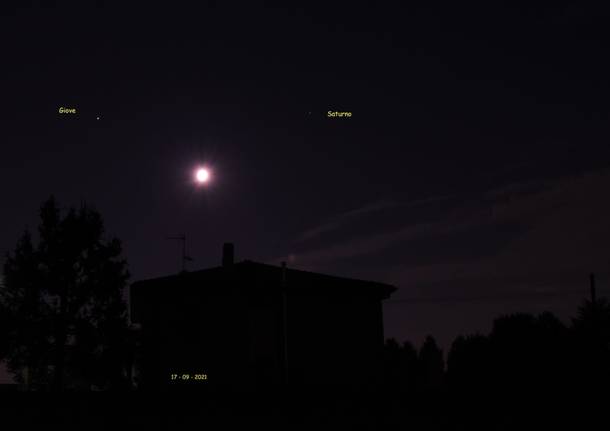 Cielo e luna 18 settembre