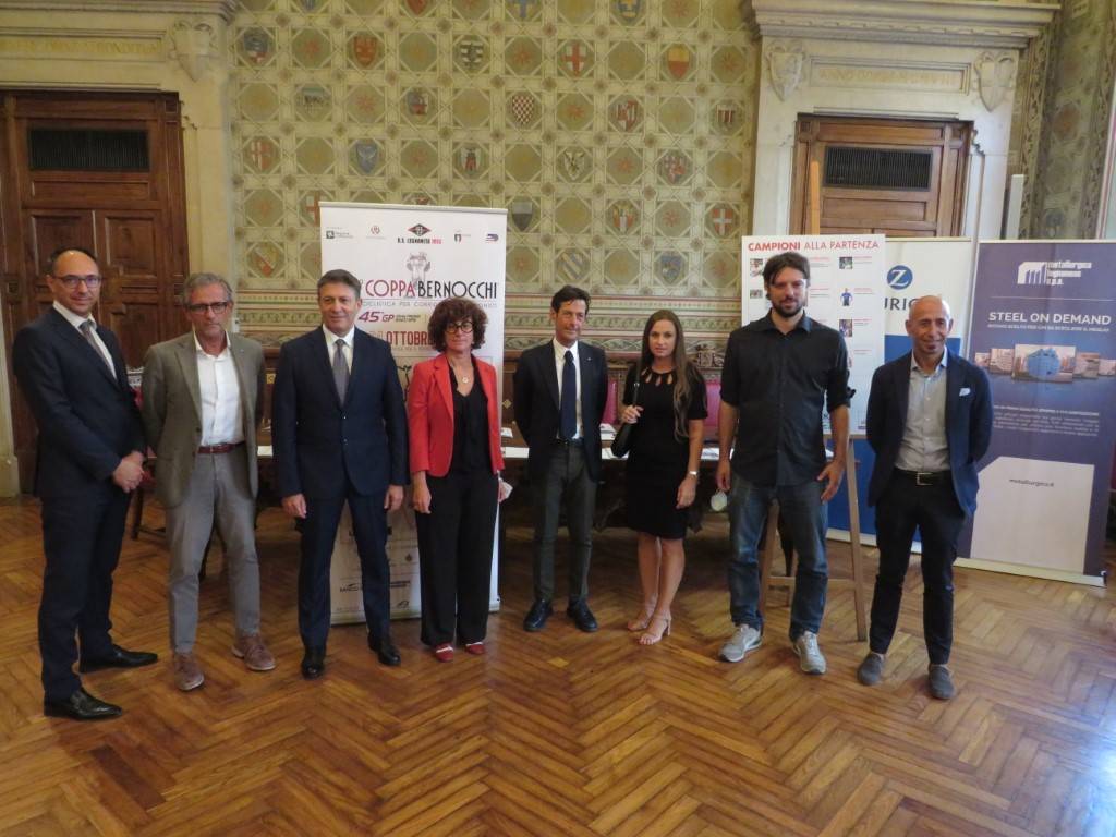 Coppa Bernocchi a Legnano  - la presentazione in Sala Stemmi