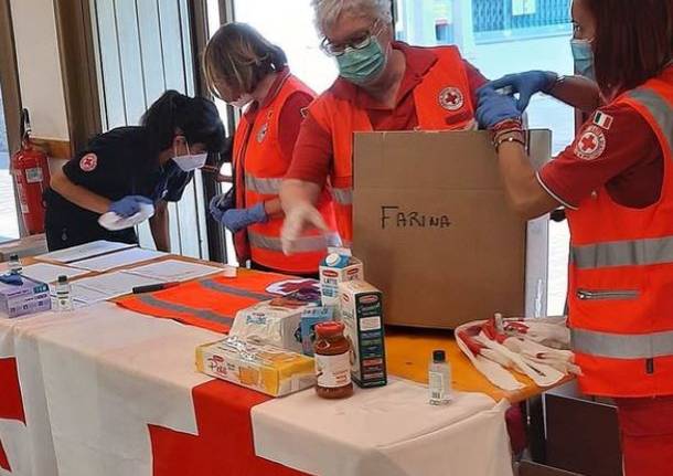 Croce rossa legnano- raccolta alimentare