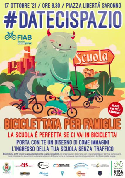 Dal 10 al 17 ottobre la Saronno Bike Week: il programma e le iniziative