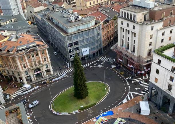 Dentro la Torre Civica di Varese