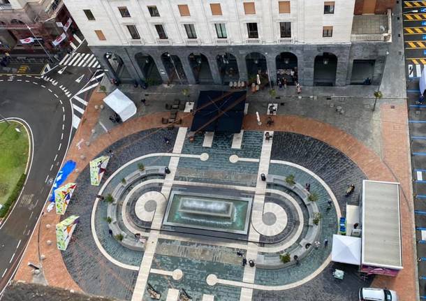 Dentro la Torre Civica di Varese