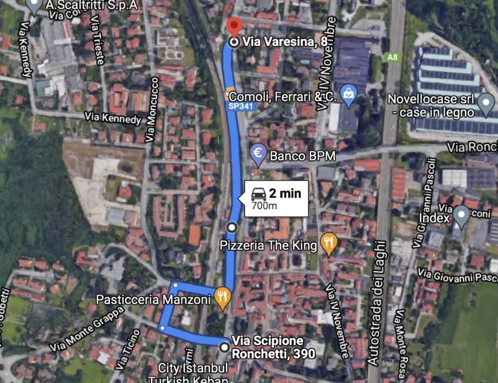 Deviazione Cavaria centro 