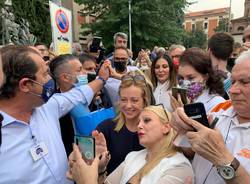 giorgia meloni emanuele antonelli busto arsizio elezioni 2021