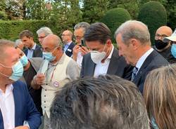 Giuseppe Conte ai giardini Estensi 