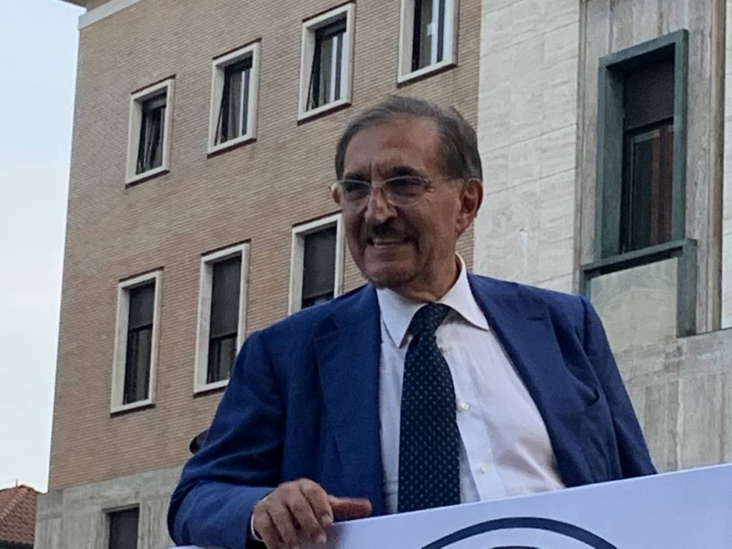 Ignazio La Russa e Daniela Santanchè a Varese 