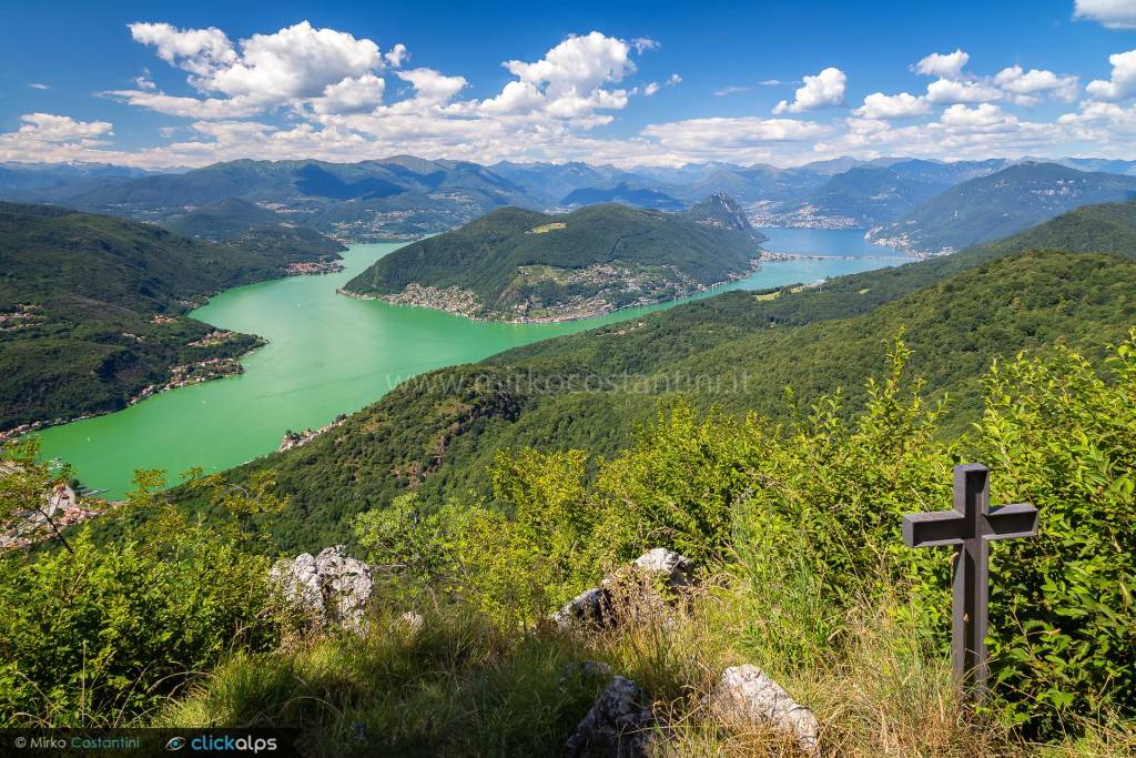 Il lago Ceresio dal Monte Orsa - foto di Mirko Costantini ph