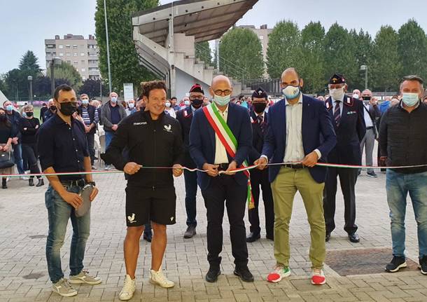 Inaugurazione nuova sala polifunzionale al campo sportivo Venegoni-Marazzini a Parabiago