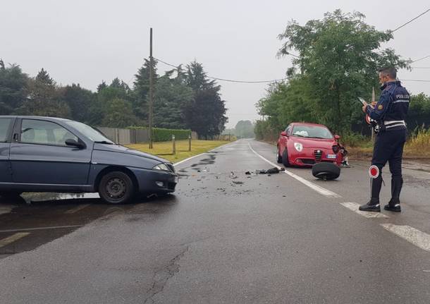 incidente stradale via novara busto arsizio