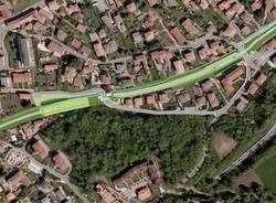 Induno OLona - I lavori per la trasformazione della vecchia ferrovia in pista ciclopedonale e area verde