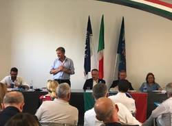 La presentazione della lista di Fratelli d'Italia a Busto Arsizio
