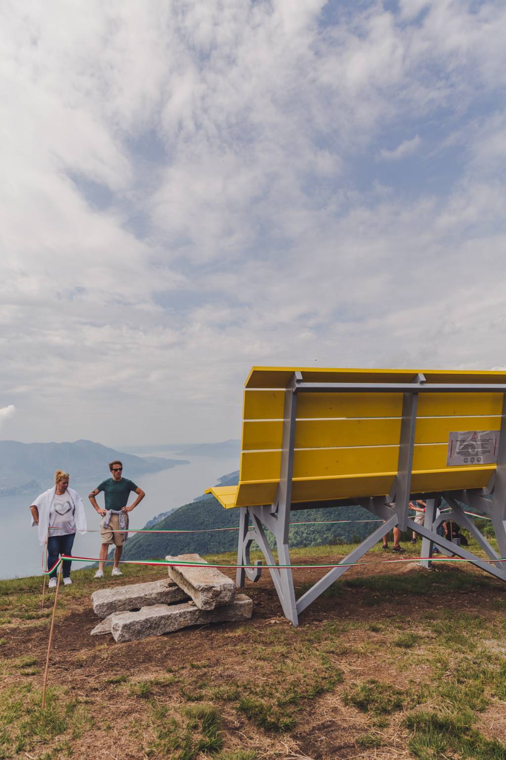La prima big bench del Lago Maggiore 
